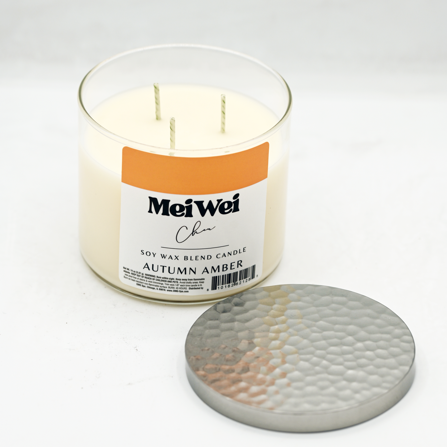 Autumn Amber 3-Wick 14 oz Soy Wax Candle