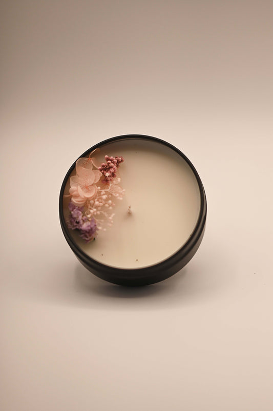 Vanilla Dried Flower Scented Candle by MeiWei Chen