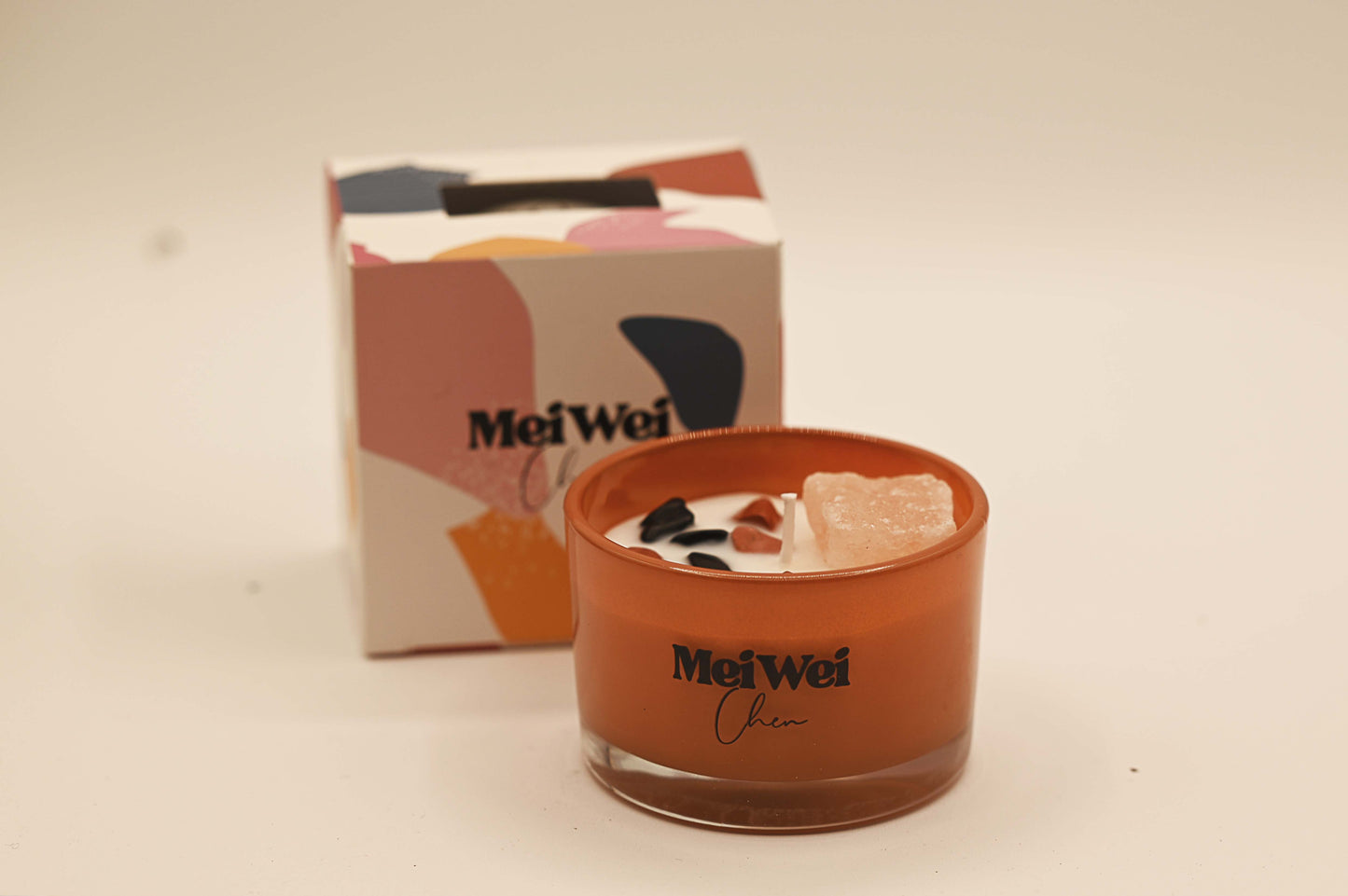 Morning Dew Rose Crystal Scented Candle by MeiWei Chen