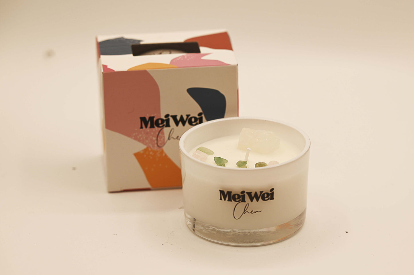 Gardenia Crystal Scented Candle by MeiWei Chen