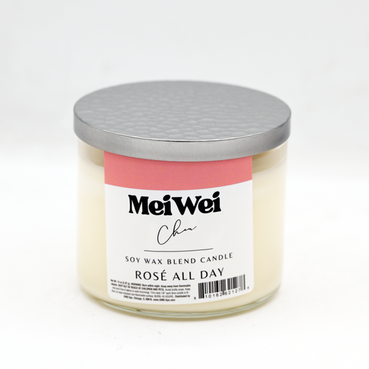 Rosé All Day 3-Wick 14 oz Soy Wax Candle