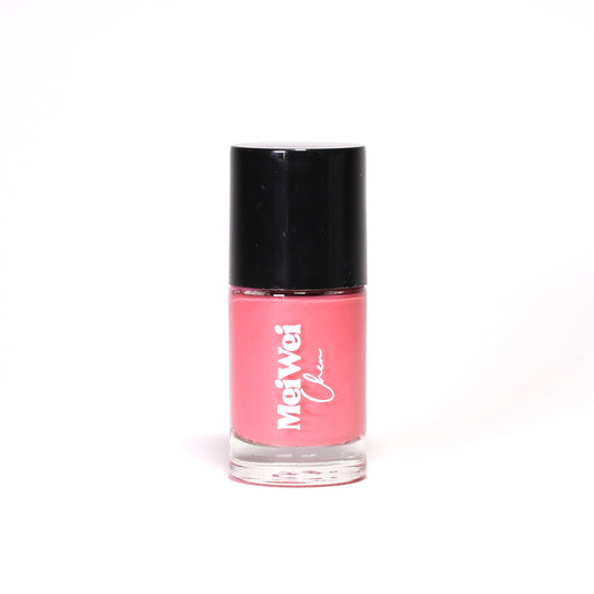 Watermelon Pink Nail Polish by MeiWei Chen